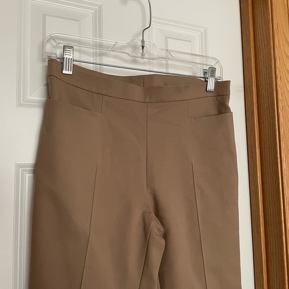Akris Punto Tan Cropped Trouser Pants Size 4 - Picture 3 of 11